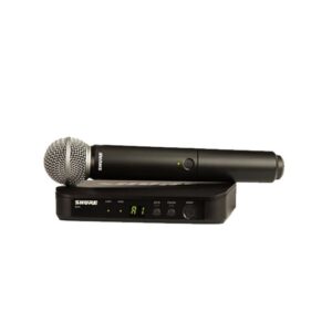 Shure BLX 24 IN/ SM 58 Wireless PA Microphone System - Image 1
