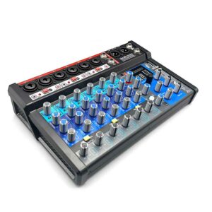 British Acoustics LiveMix 10FXU Analog PA Mixer - Image 3